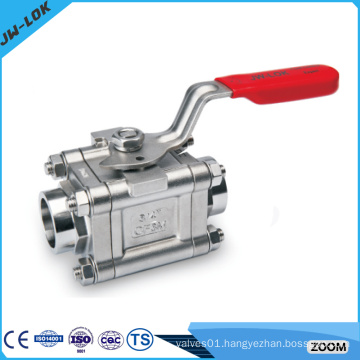 High Performance 3- piece cf8m ball valve